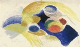 67. Farbkreiden, Nachla, Werkverzeichnis: Heiderich 2477
(aus Skizzenbuch Nr. 60), 96 x 160 mm, 1914