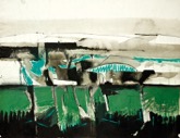 15  Grne Toskana <br> Tusche, Pinsel, Feder und Pastell auf Ingres, signiert, datiert,
bezeichnet, Kliemann Tz 60,9, 490 x 630 mm  1960