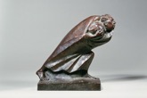 29. Bronze, signiert, Gustempel H. Noack, Berlin, Laur 294, Hhe 355 mm 1920