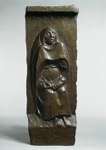 35. Bronze, signiert, Gustempel H. Noack, Berlin, Laur 286, Hhe 543 mm 1919