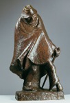 67. Bronze, signiert, Gustempel H. Noack, Berlin, Laur 567, Hhe 549 mm 1934