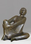 84. Bronze, signiert, Gustempel H. Noack, Berlin, Laur 432, Hhe 493 mm 1928