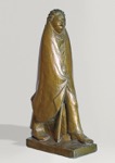 90. Bronze, signiert, Gustempel H. Noack, Berlin, Laur 565, Hhe 615 mm 1934