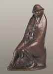 99. Bronze, signiert, Gustempel H. Noack, Berlin, Laur 596, Hhe 590 mm 1936