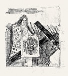 57. Lithographie, signiert, datiert, numeriert, bezeichnet, Karsch 149, 370 x 340 mm 1948