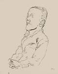 117. Tuschfeder und pinsel, mit Stempelsignatur und Nachlassstempel, 568 x 460 mm 1923