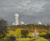 9. l auf Leinen, monogrammiert, datiert, rckseitig: signiert, 500 x 600 mm 2018