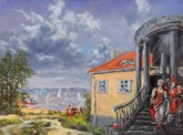 13. l auf Leinen, monogrammiert, datiert, 600 x 800 2020