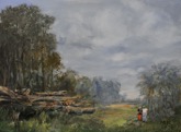 15. l auf Leinen, monogrammiert, datiert, rckseitig: signiert, datiert, bezeichnet, 600 x 800 mm 2020

