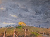 23. l auf Leinen, monogrammiert, datiert, 300 x 400 mm 1996