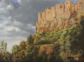 25. l auf Leinen, monogrammiert, datiert, rckseitig: signiert, datiert, bezeichnet, 300 x 400 mm 1996