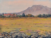 26. l auf Leinen, monogrammiert, datiert, rckseitig: signiert, datiert, bezeichnet, 300 x 400 mm 1992