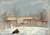 32. l auf Leinen, mit Stempelsignatur, datiert, 350 x 500 mm 2009