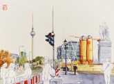 42. Aquarell, mit Stempelsignatur, datiert, rckseitig: signiert, bezeichnet, 300 x 400 mm 2013