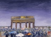 51. Aquarell, mit Stempelsignatur, datiert, rckseitig: signiert, datiert,
bezeichnet, 240 x 320 mm 2022; rckseitig: Am Teufelsberg, Aquarell