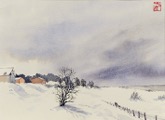 54. Aquarell, mit Stempelsignatur, datiert, rckseitig: signiert,
datiert, bezeichnet, 320 x 380 mm 2009