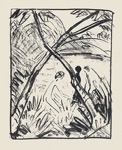 30. Original-Lithographie, im Stein signiert, Karsch 66/b, 265 x 210 mm 1916