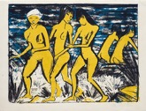 56. Farblithographie auf Japan, Vorzugsdruck, signiert, Karsch 156/a, 334 x 440 mm 1921